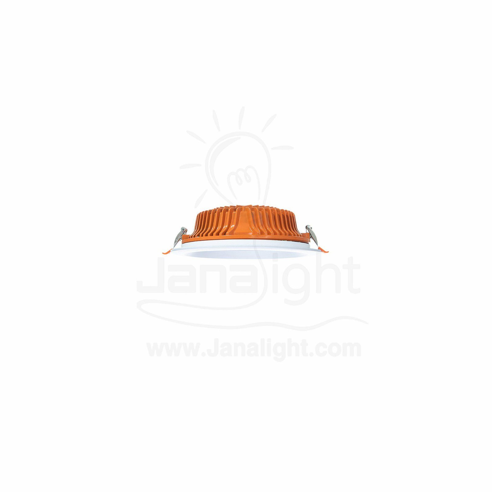 round white 40 watt compact downlight Worm